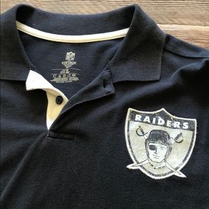 Reebok Raiders Vintage Coll. 50th Anniv. AFC Polo
